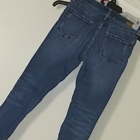Low Rise Blue Distressed Jeans - Picture 5 of 5